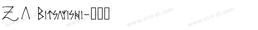 ZU Bitsumishi字体转换